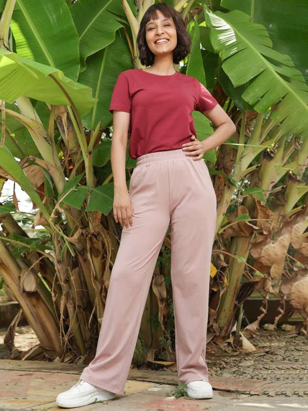 Buy Olive Track Pants for Women by BLISSCLUB Online