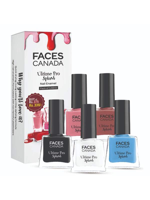 Buy Faces Canada Splash Nail Enamel - (2Pcs) Online at Best Price in India-thanhphatduhoc.com.vn