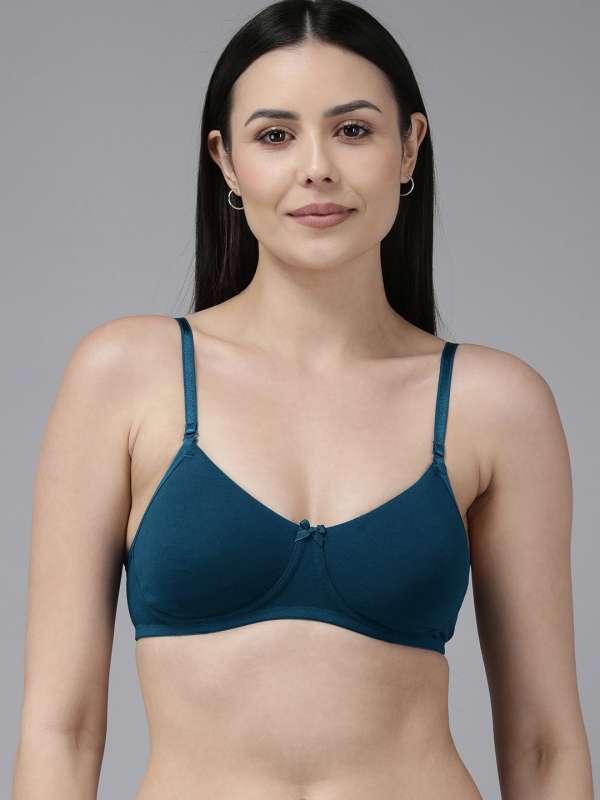 Buy Trylo Padded Non-Wired 3/4Th Coverage T-Shirt Bra - Green at Rs.495  online