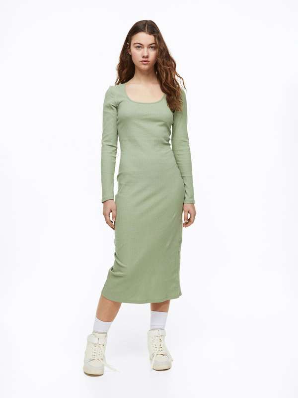 Green Bodycon Dress - Buy Green Bodycon Dress online in India
