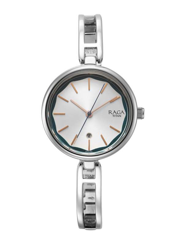 Titan Raga Women Silver Toned Dial Watch Buy Titan Raga Women