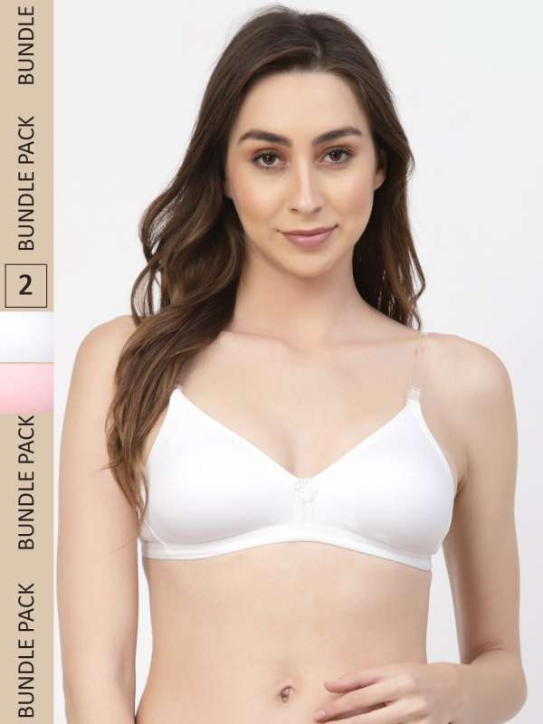 Buy Komli Padded Non Wired Full Coverage T-Shirt Bra - Off White at Rs.365  online