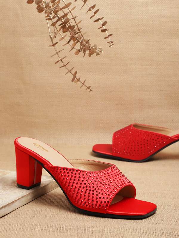 Red 1 inch heels 2025