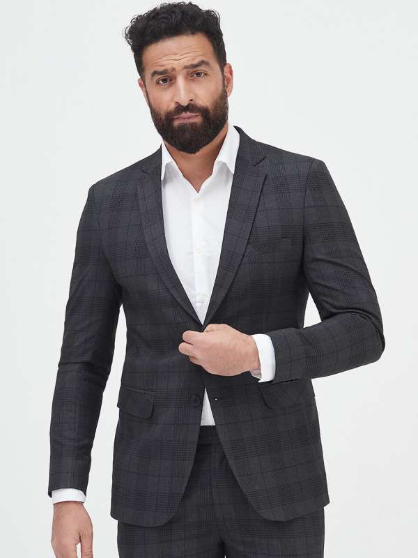 Charcoal Blazer with Grey Dress Pants Outfits For Men 394 ideas  outfits   Lookastic