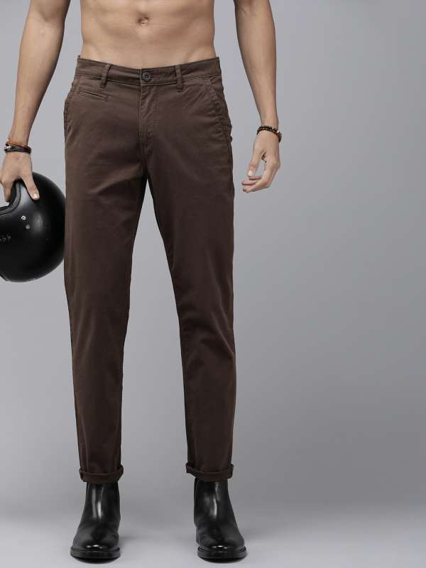 SPINP Suit Pants Men Slant Pocket Suit Pants (Color : Coffee Brown, Size :  M): Buy Online at Best Price in UAE - Amazon.ae