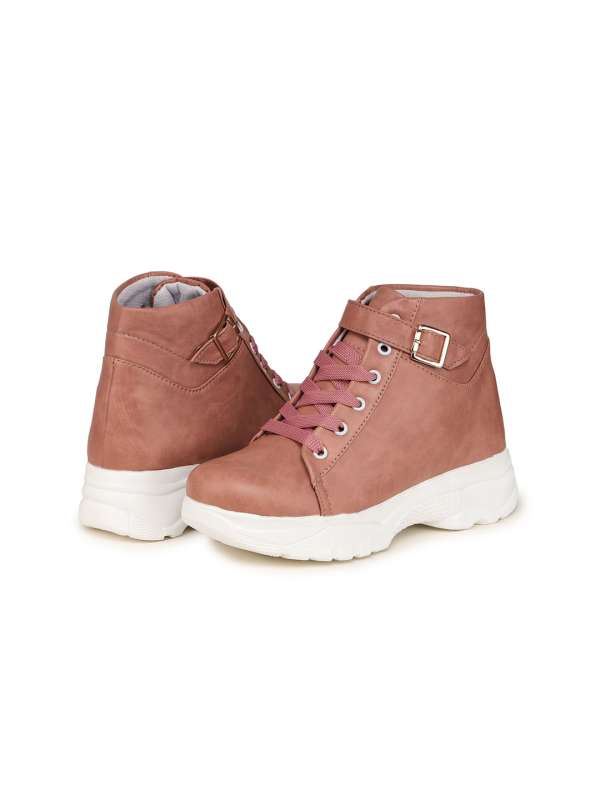 New look pink boots hotsell