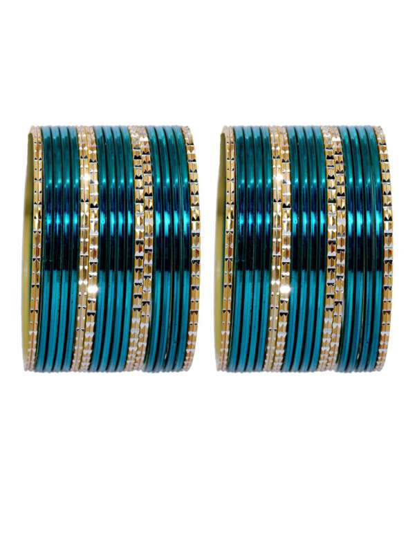 Metallic sales bangles online