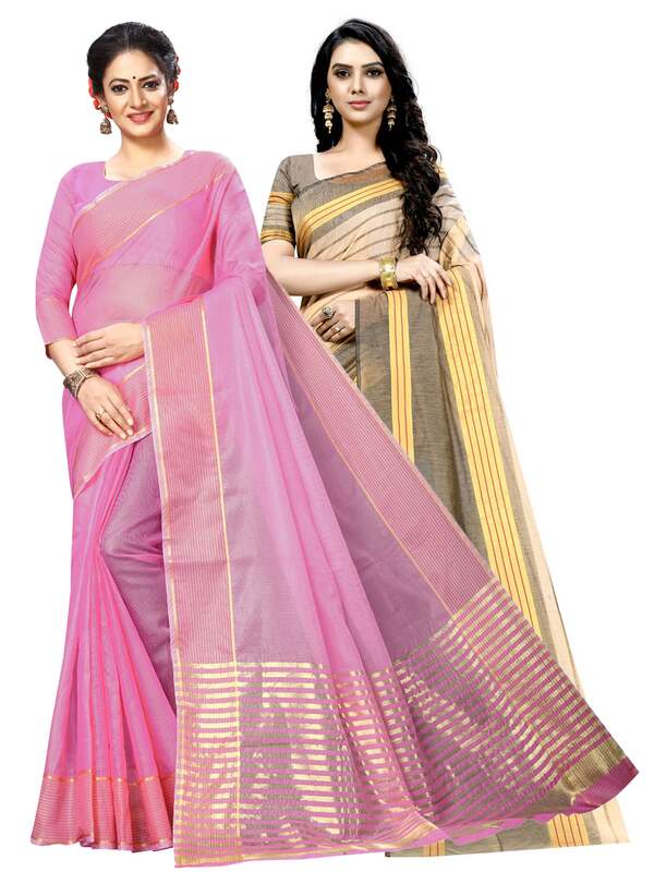 Designer Cotton Sarees - Manufacturers, Suppliers and Exporters