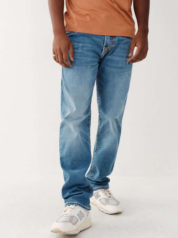 Buy True Religion Super T Rocco Skinny Blue Lightly Washed Jeans for Men  Online  Tata CLiQ Luxury