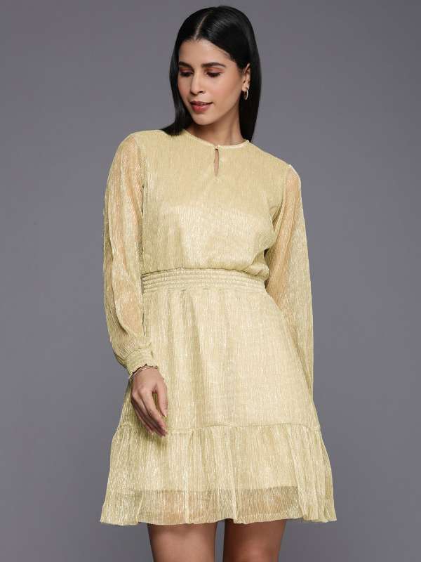 Cheap gold dresses online hot sale
