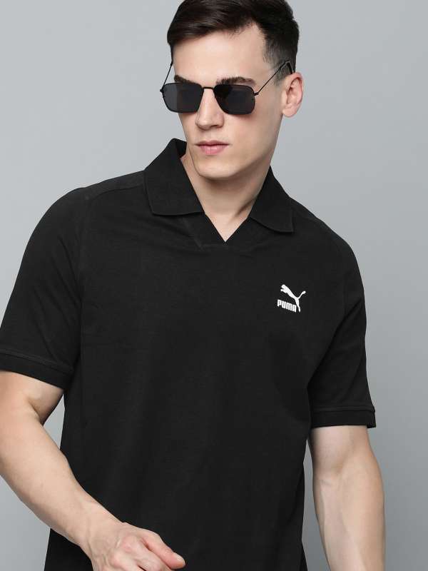 Puma t shirt collar deals