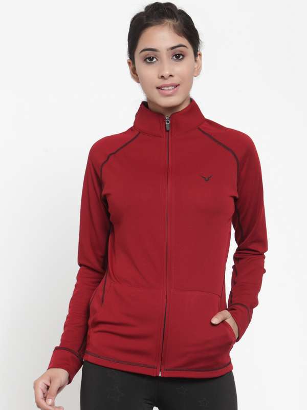 Jalas Women Zipper Yoga Jacket Slim Fit Activewear Workout India