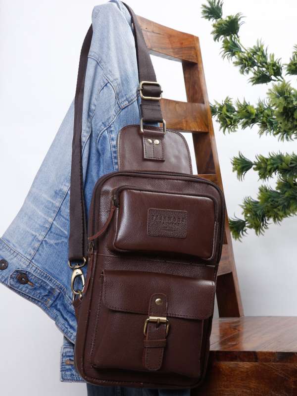 Buy Genuine Leather Bags For Men Online In India