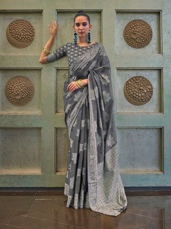 Linen sarees myntra top