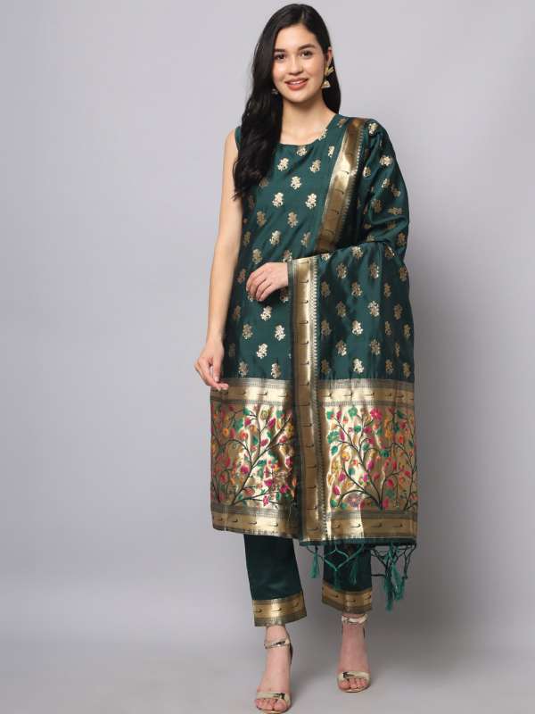 Myntra top banarasi suits