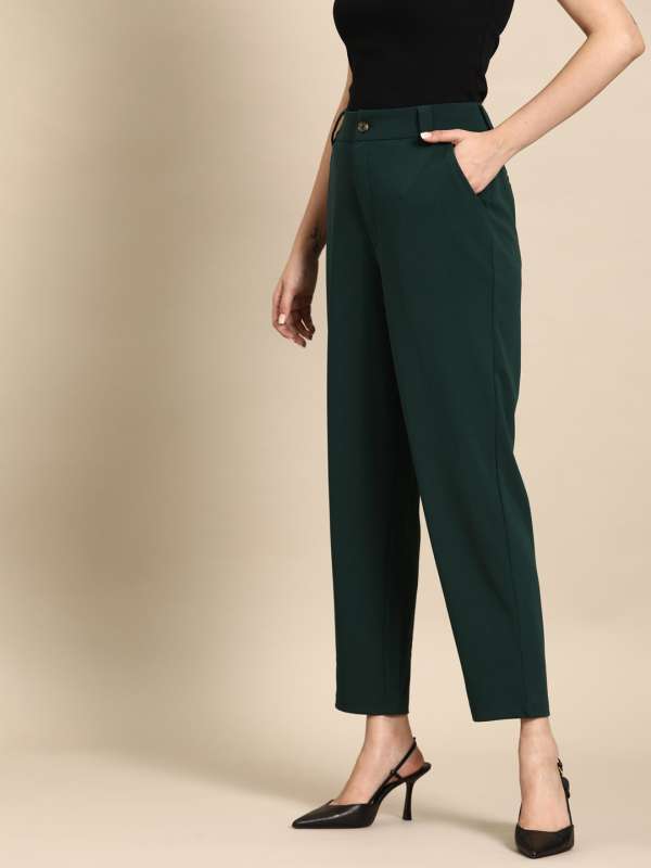 Buy Green Pants for Women by Jaipur Kurti Online  Ajiocom