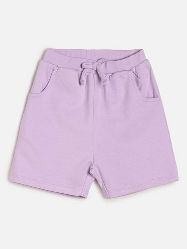 Regular Fit Cotton Shorts - Light purple - Men