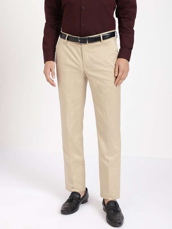 Tailored Fit Trousers for Men  Buy Tailored Fit Trousers Zodiac
