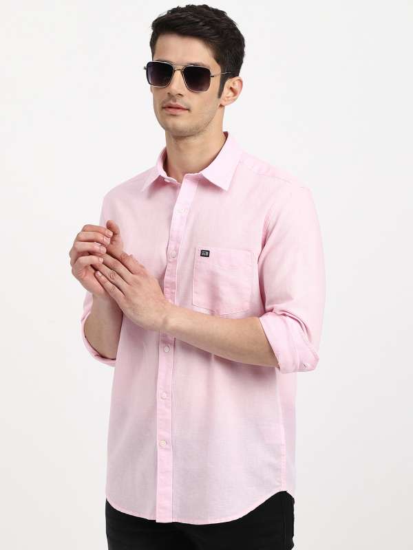 Pink Men Casual Shirts Arrow Sports Buy Pink Men Casual Shirts