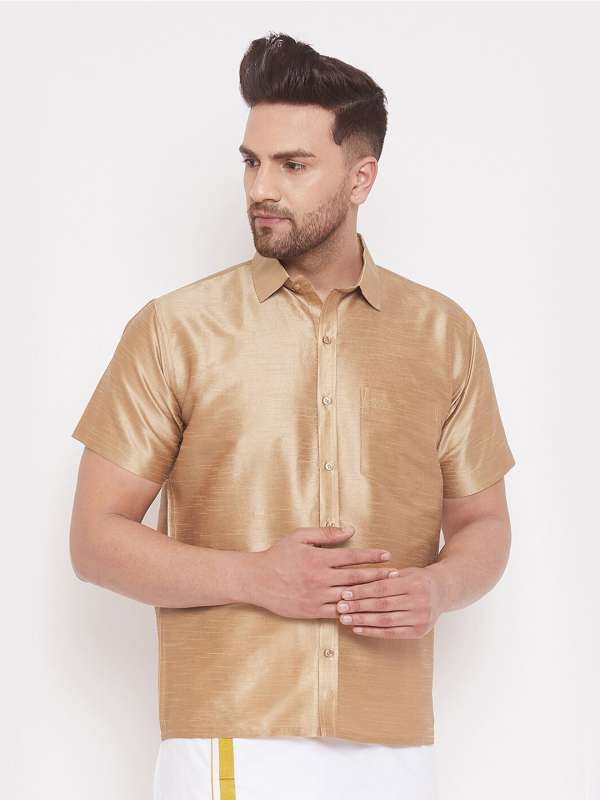 Gold Shirt Men Buy Gold Shirt Men online in India