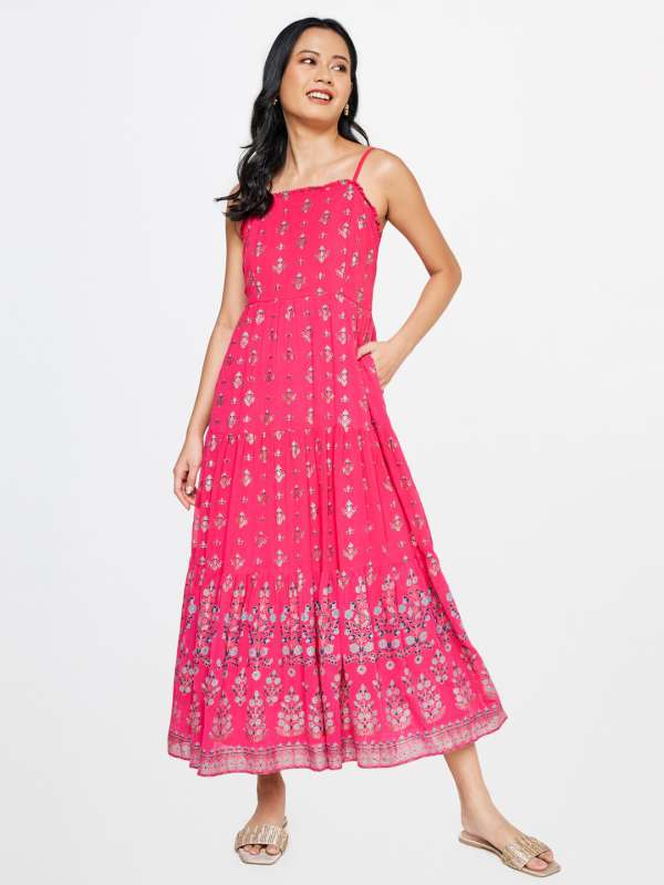 Pink Women Dresses Global Desi Buy Pink Women Dresses Global