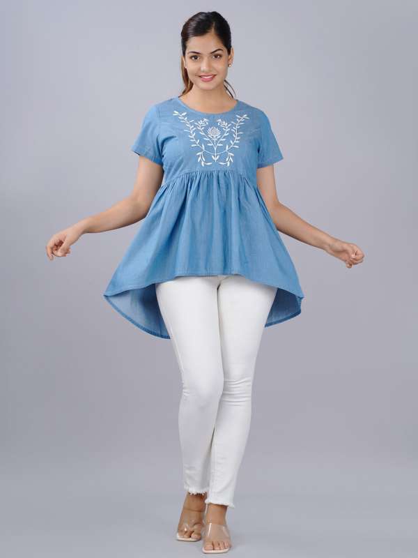 Frock style discount tops for jeans