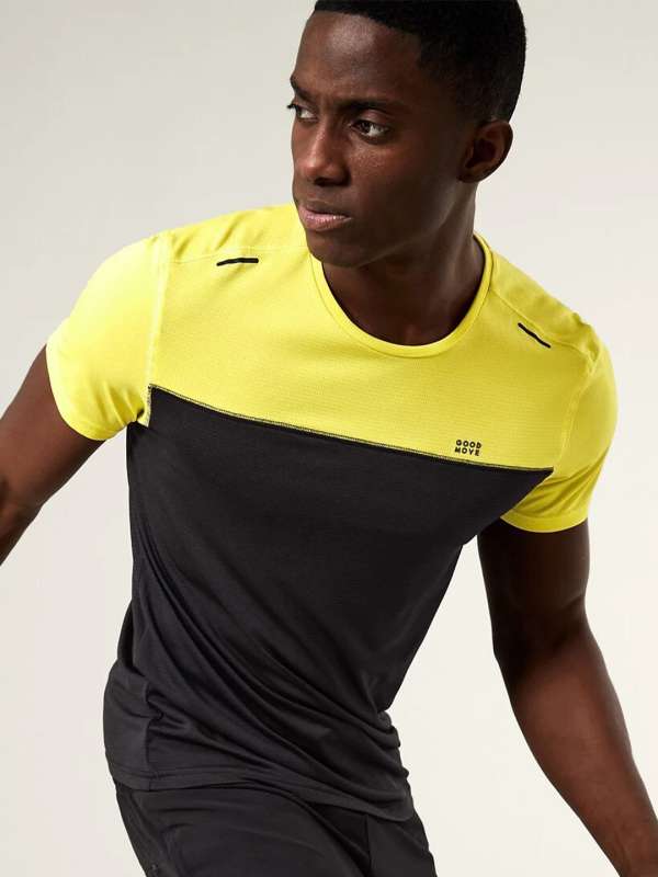 marks and spencer mens yellow shirts
