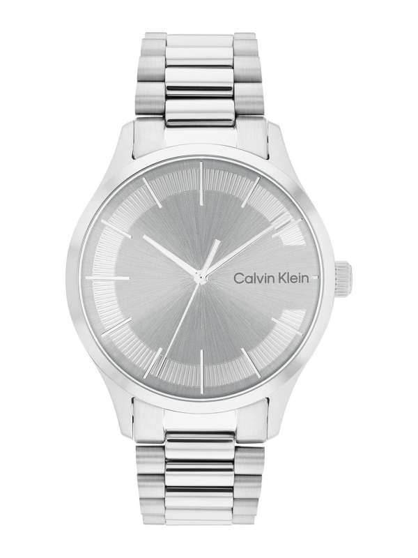 Calvin klein deals silver watch