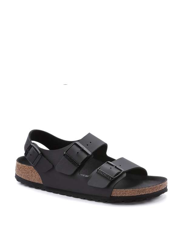 All black shop birkenstocks women's