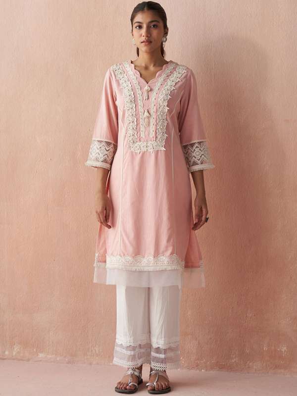 Lace Kurtas Kurtis Buy Lace Kurtas Kurtis online in India