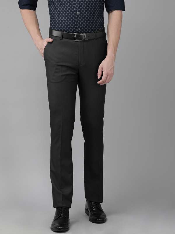 Arrow Formal Trousers  Buy Arrow Men Grey Hudson Regular Fit Solid Formal  Trousers Online  Nykaa Fashion