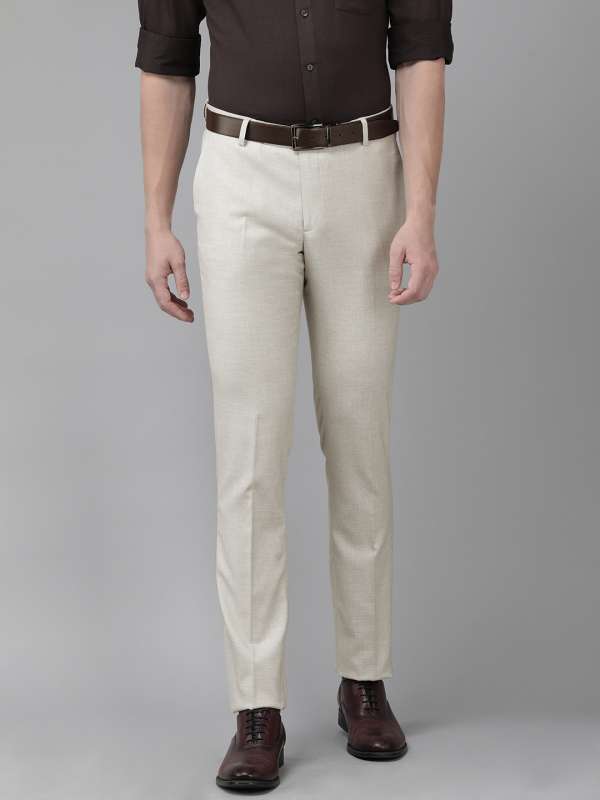Tailored Fit Trousers  Buy Tailored Fit Trousers online in India