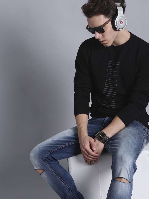 myntra sweatshirt for mens