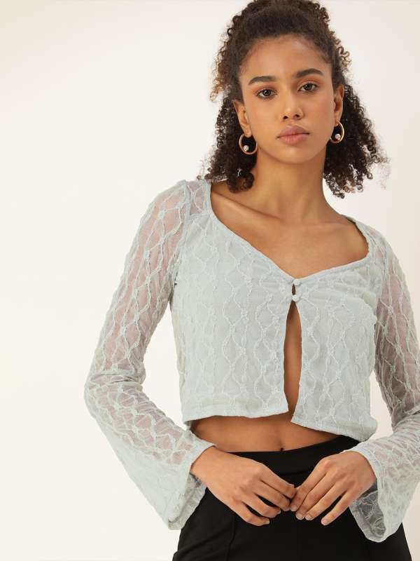 Green Lace Tops Buy Green Lace Tops online in India
