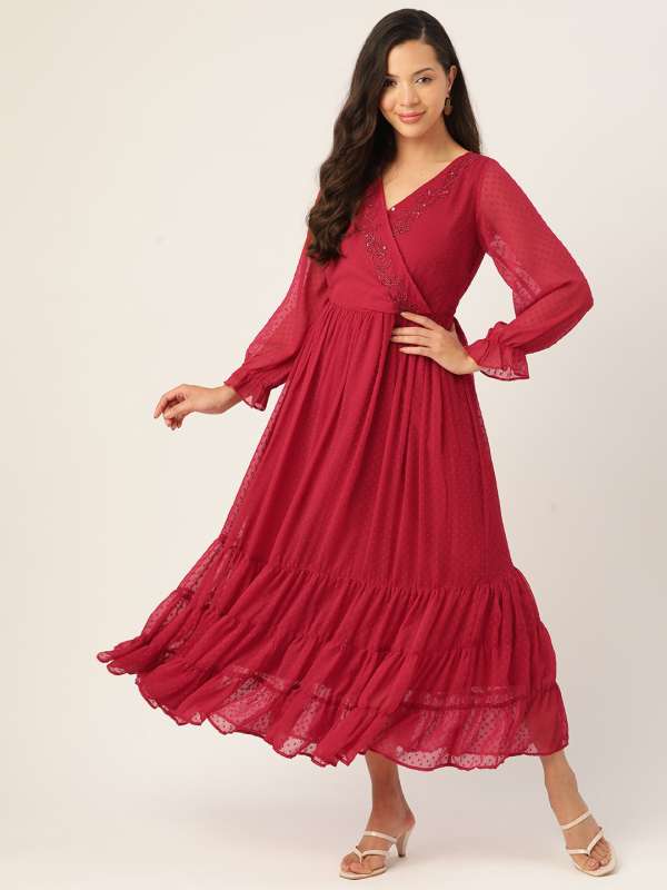 Long frock online on myntra