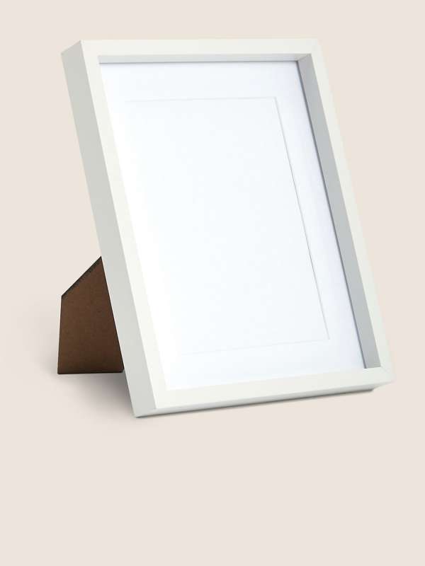 White store photo frames