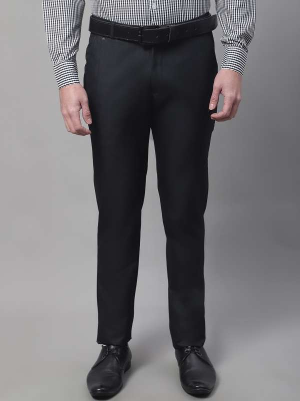 FRELURO Regular Fit Men Black Trousers  Buy FRELURO Regular Fit Men Black  Trousers Online at Best Prices in India  Flipkartcom