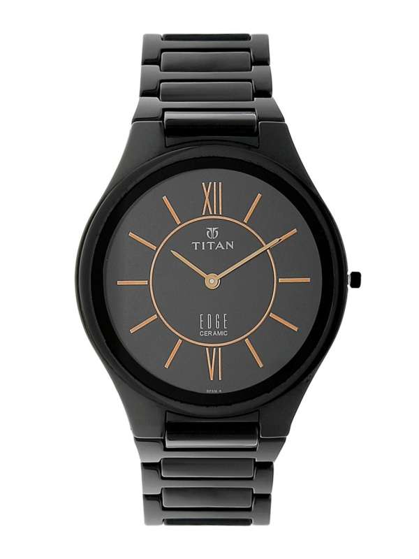 Slimmest ceramic watch titan on sale