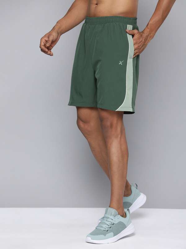 Hrx By Hrithik Roshan Green Shorts Buy Hrx By Hrithik Roshan