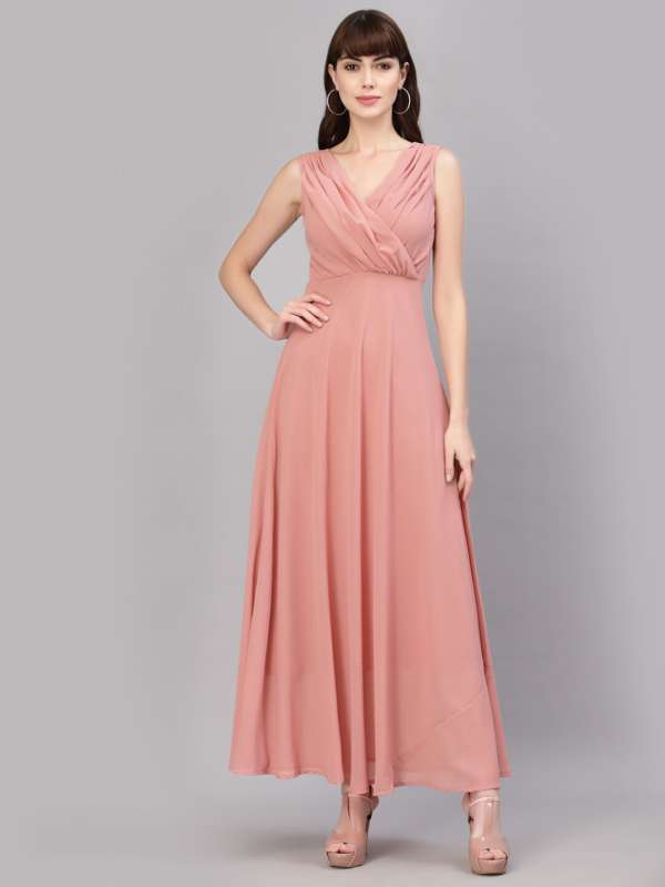 Peach on sale gown online