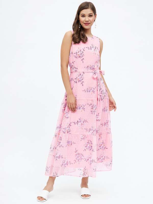 Casual Harpa Women Maxi Pink Dress at Rs 2099/piece in Bareilly