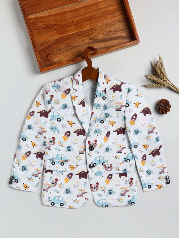 Boys printed blazers store