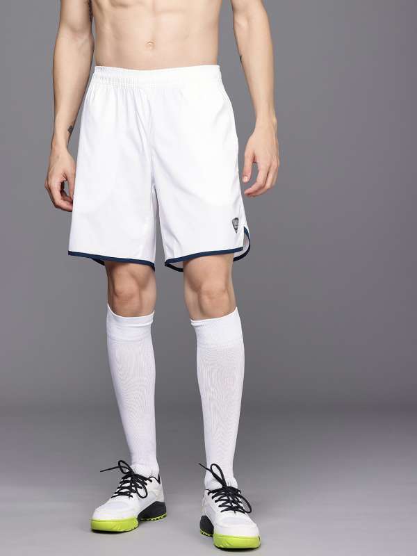 Men White Football Shorts Buy Men White Football Shorts online in India