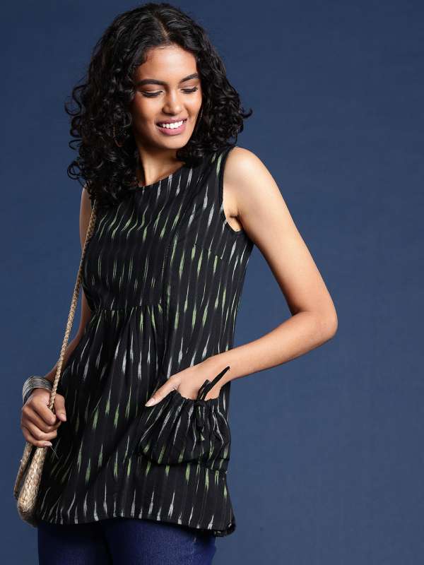 Online sleeveless best sale kurtis