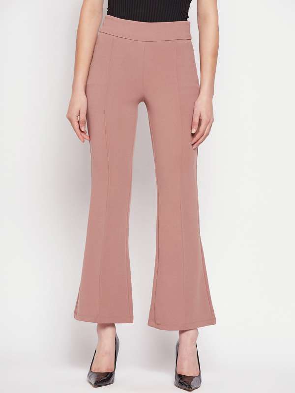 MADAME Regular Fit Women Pink Trousers  Buy MADAME Regular Fit Women Pink Trousers  Online at Best Prices in India  Flipkartcom