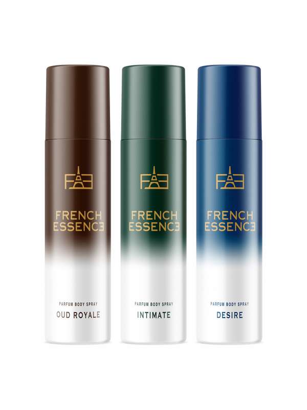 Buy FRENCH ESSENCE Set Of 2 No Gas Parfum Body Spray 99 G (120ml