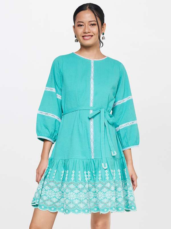 Global desi sales green dress