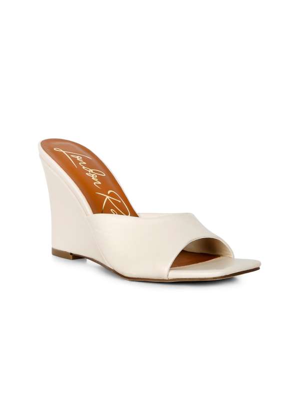 Taupe sales wedge heels