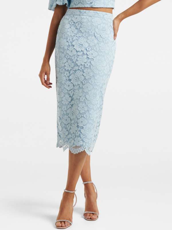 Lace skirt online india sale