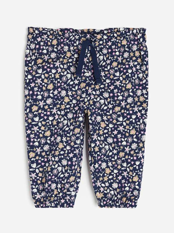 Ladies cotton clearance patterned trousers